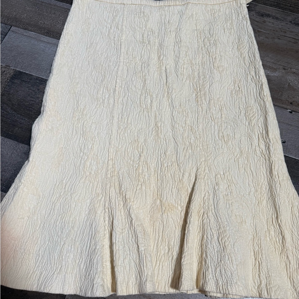 Anthropologie Yoana Baraschi Cream Skirt-‎ 6